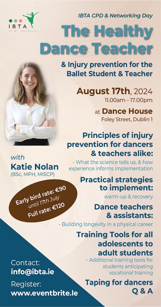 Come and join us for this fantastic course in August.

Links to book have been emailed to all members.